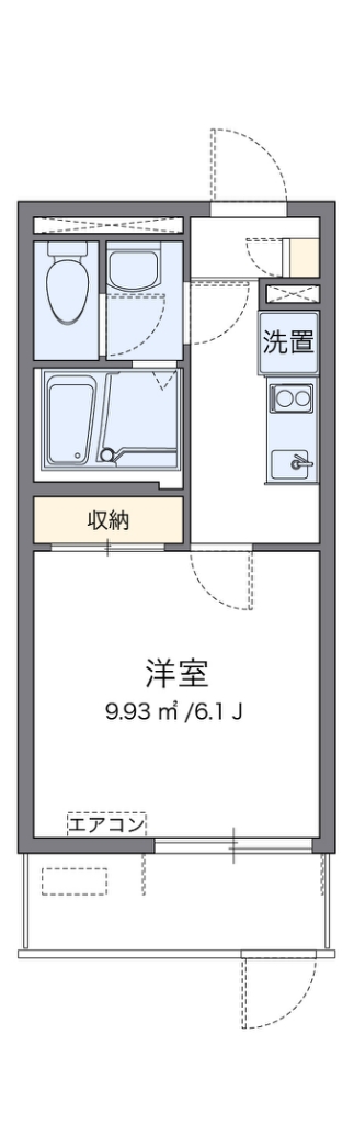 レオネクストコージーハウス赤坂 106号室 間取り