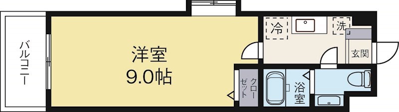 和光レジデンス博多 501号室 間取り