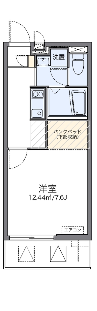 レオネクストジーシン 306号室 間取り
