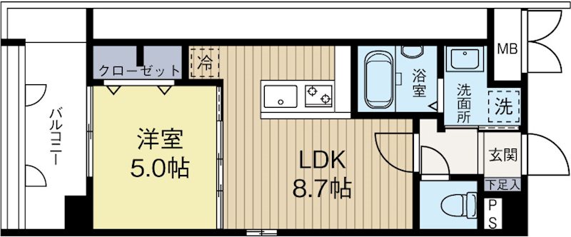 602号室 間取り