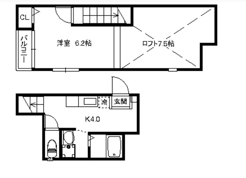 CAMELOT　HAKATA　canalside 202号室 間取り