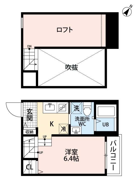 グランソレイユ竹下駅前 103号室 間取り