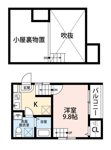 グランショア千代 205号室 間取り