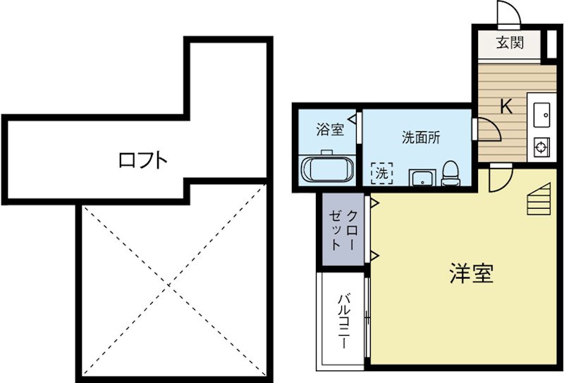 シキタトゥーリ2 206号室 間取り