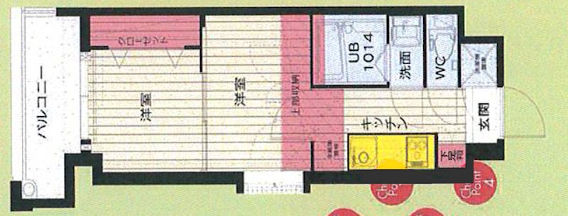 ORIENTBLDNo.88マリナゲートサンズ 618号室 間取り