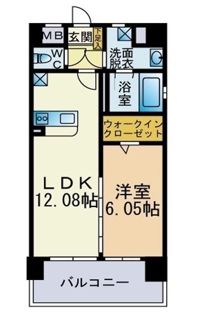 ゲニウス高砂 間取り図