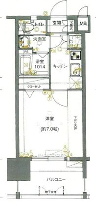 サヴォイ箱崎邸園 間取り図