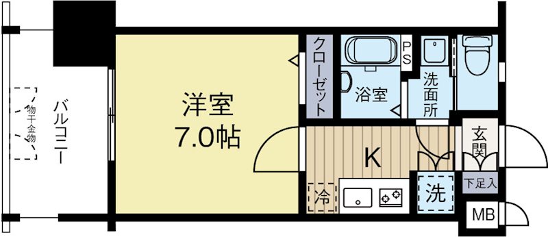 サヴォイ箱崎邸園 1108号室 間取り
