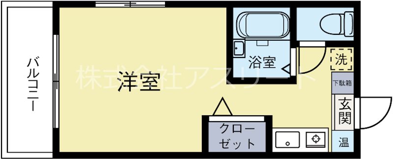 プレシャス薬院 601号室 間取り