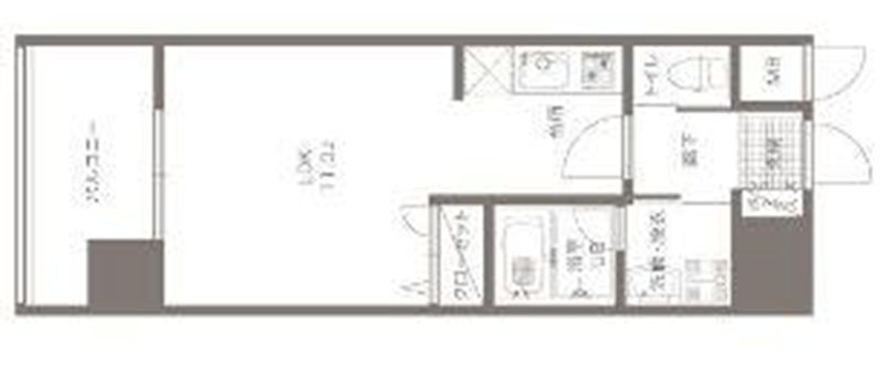 エトゥール山王公園 1005号室 間取り