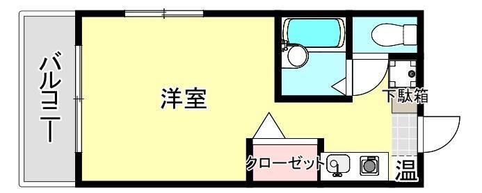プレシャス薬院 601号室 間取り