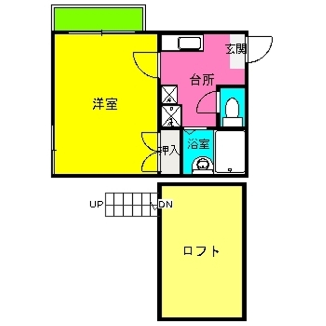 ハイツ博多駅南 201号室 間取り
