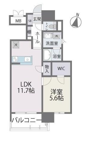 RJRプレシア百年橋 間取り図