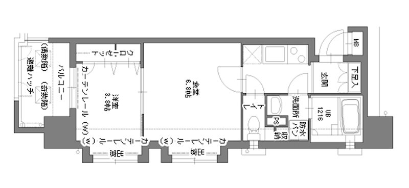 アクタス博多Vタワー 間取り図