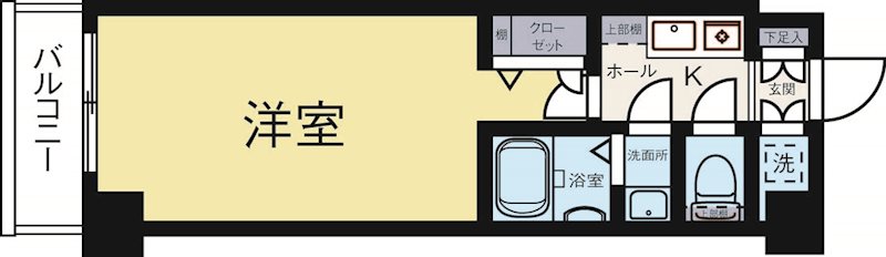 ピュアドームパラジオ博多 1102号室 間取り