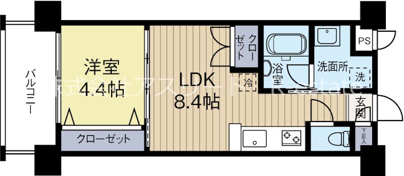 クリスタルリゾートスカイプレミア 303号室 間取り