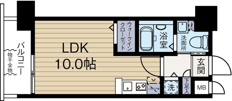 グランフォーレ大名プレミア 903号室 間取り