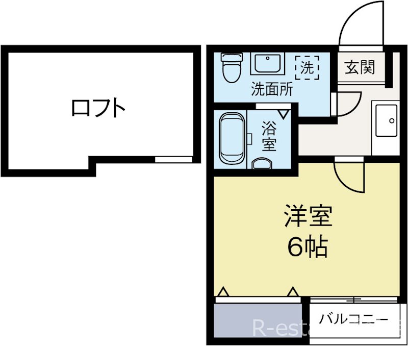 DREAM STAGE N2 102号室 間取り