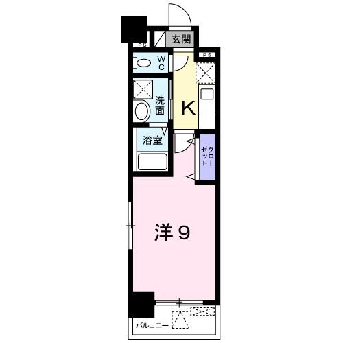 ルアナ 102号室 間取り