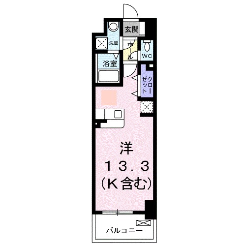ＦＬレジデンス１ 905号室 間取り
