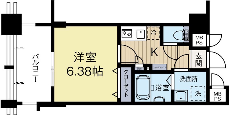 サヴォイジアトリウム 202号室 間取り