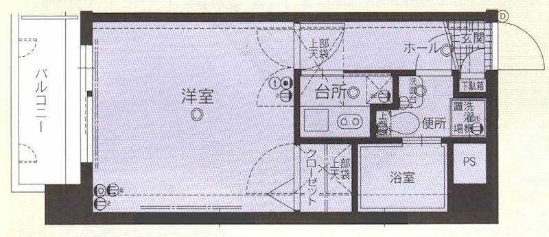 エステートモア白金ルノン 302号室 間取り