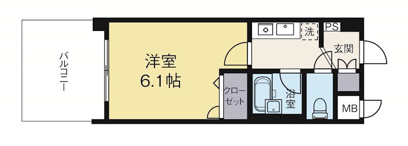 ライオンズマンション天神西 805号室 間取り