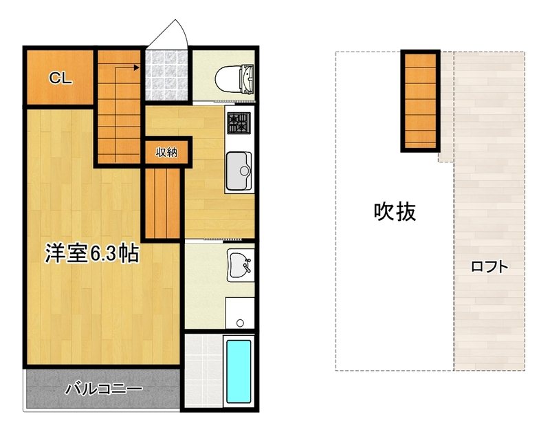 コンフォートメゾン吉塚 間取り図