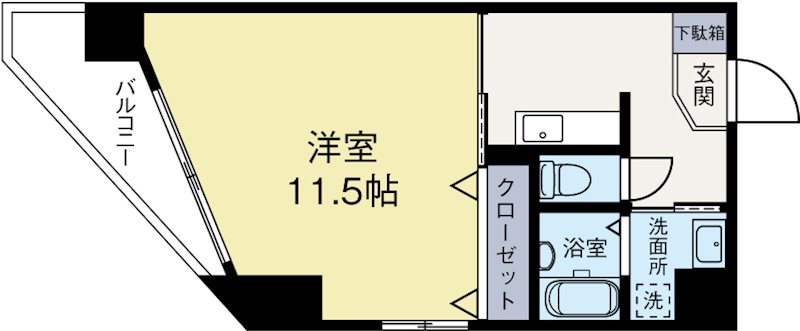 A-FIVE 401号室 間取り