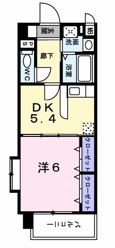 プラシード　カーサ 606号室 間取り