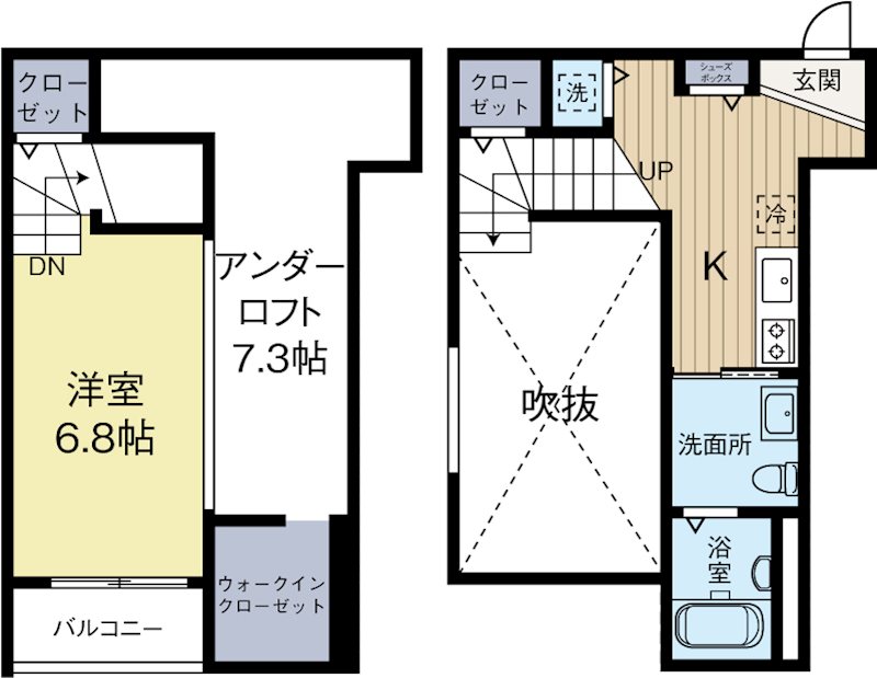 グレイスガーデン箱崎 101号室 間取り