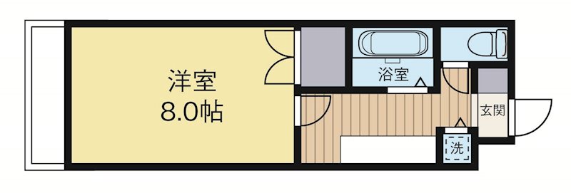 リンデン平尾 604号室 間取り
