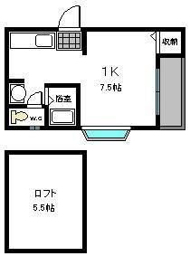 オーベクス博多駅前 202号室 間取り