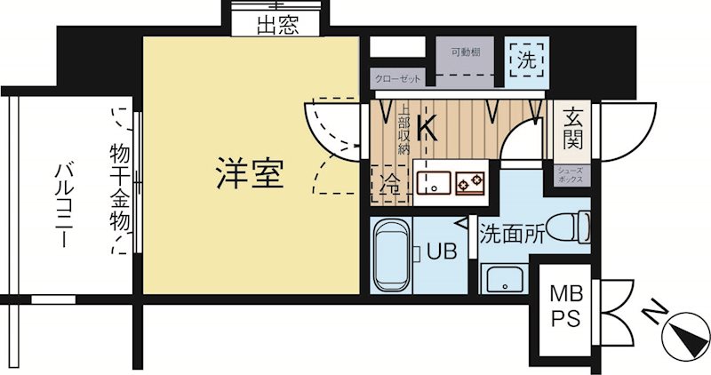 サヴォイ博多ブールバール 1004号室 間取り