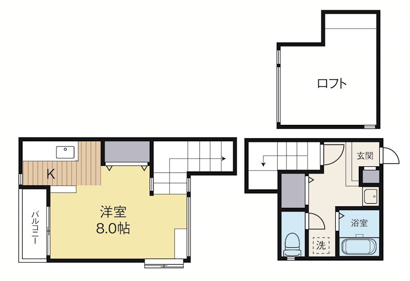グレースハイツ博多駅南 205号室 間取り