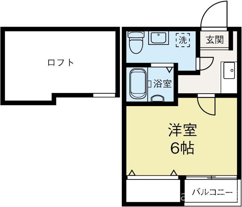 DREAM STAGE N2 203号室 間取り