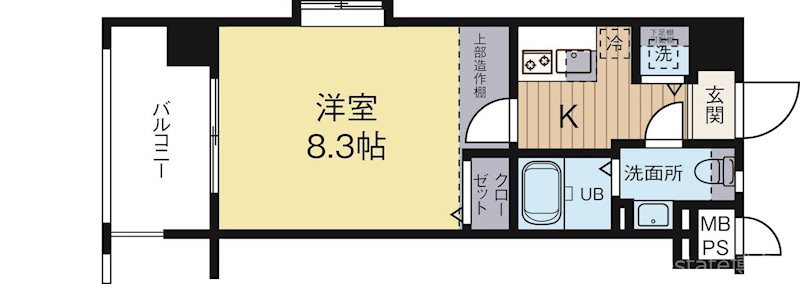 エンクレスト博多2 904号室 間取り
