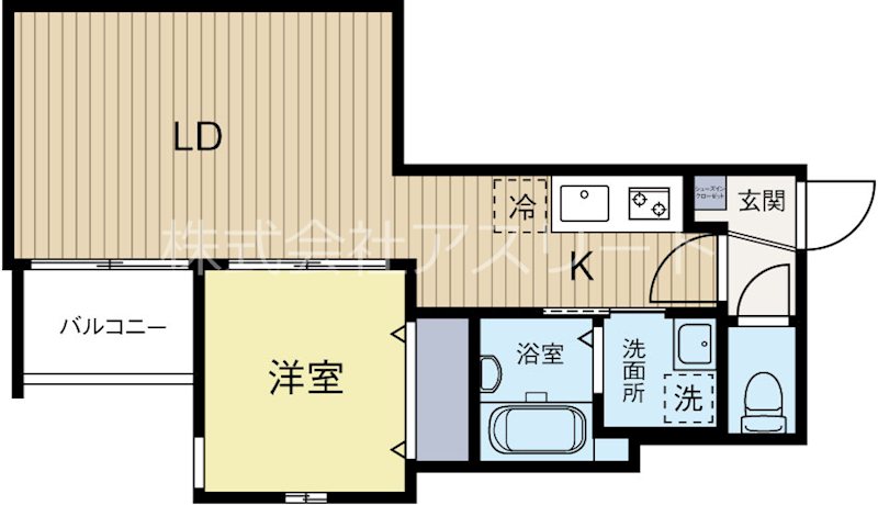 Cherim吉塚2 103号室 間取り