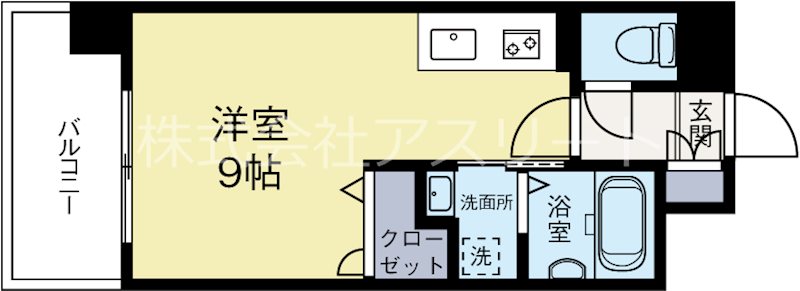 メゾンドラヴィス 304号室 間取り