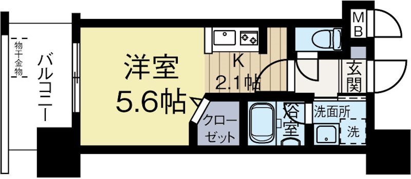 ラファセグランビア博多 904号室 間取り