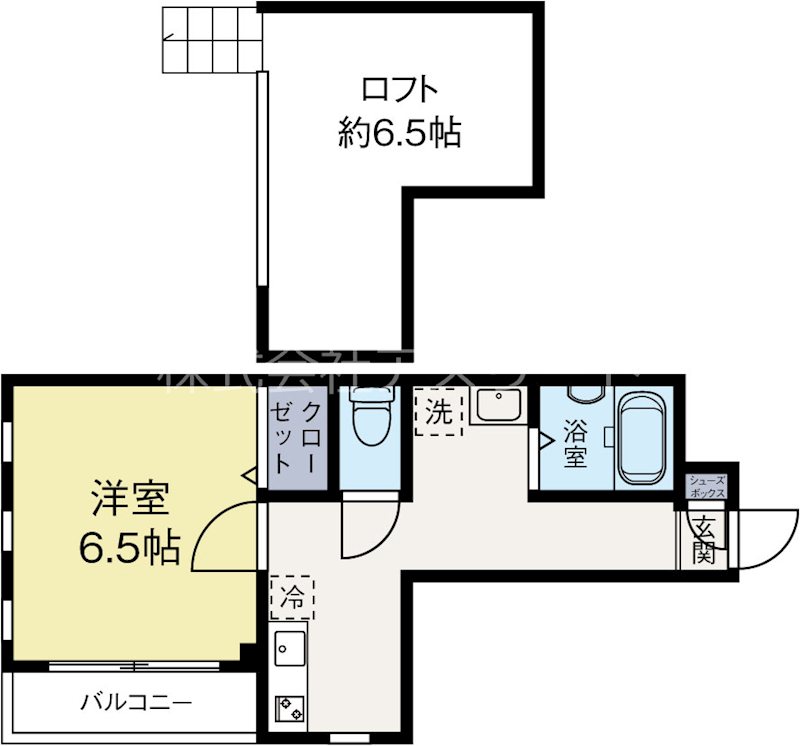 レガリータ天神3 401号室 間取り