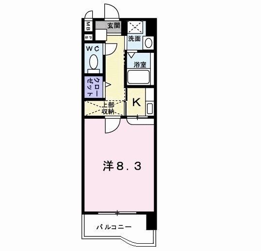 プラシード　カーサ 203号室 間取り