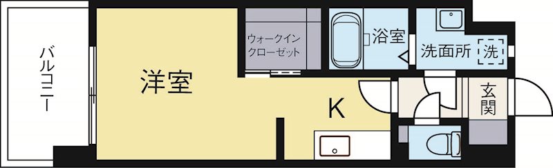 エンクレスト博多3 202号室 間取り