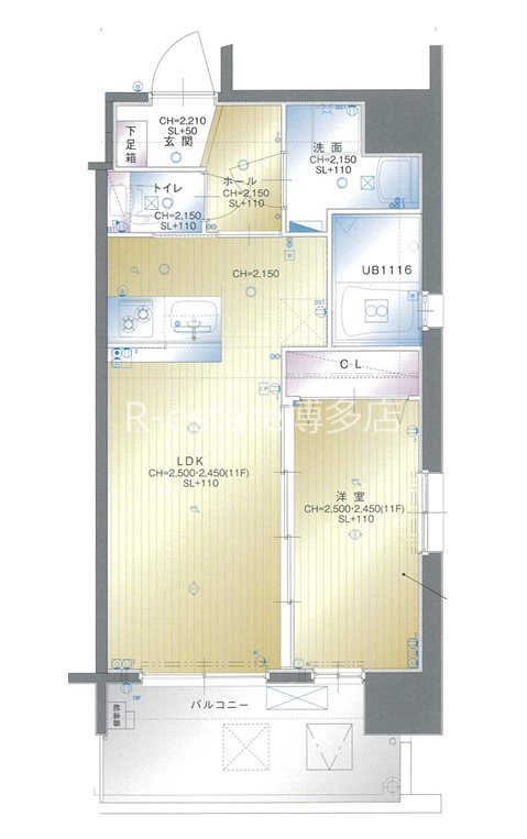 ラファセフェリーズ 303号室 間取り
