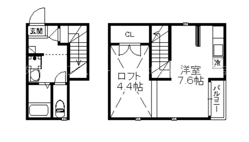 ポラリス吉塚 205号室 間取り