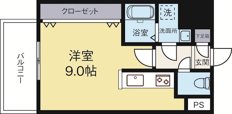 リファレンス東公園 205号室 間取り
