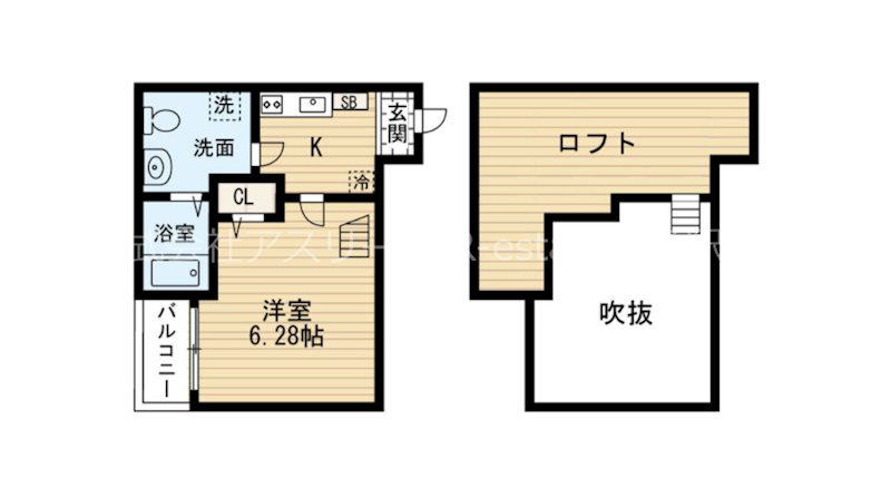 ハッピーフォーエバー博多駅南 201号室 間取り