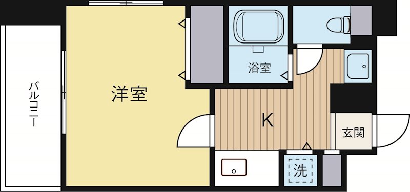 アコール住吉 905号室 間取り