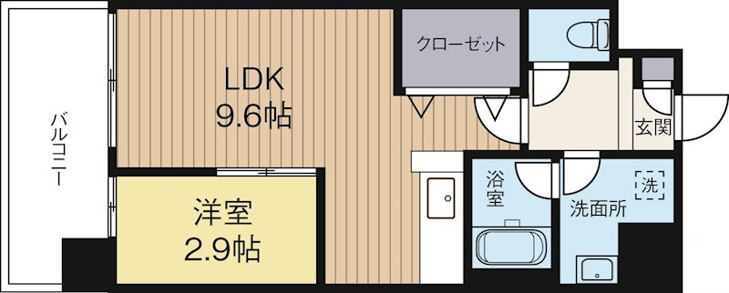 DSタワー平尾駅前レジデンス 602号室 間取り