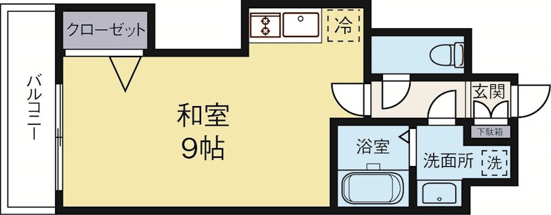 ピュアドーム博多ルネサンス 405号室 間取り